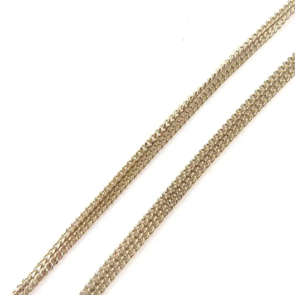 Chanel Cc Logo Pendant Necklace Metal #250090C12B